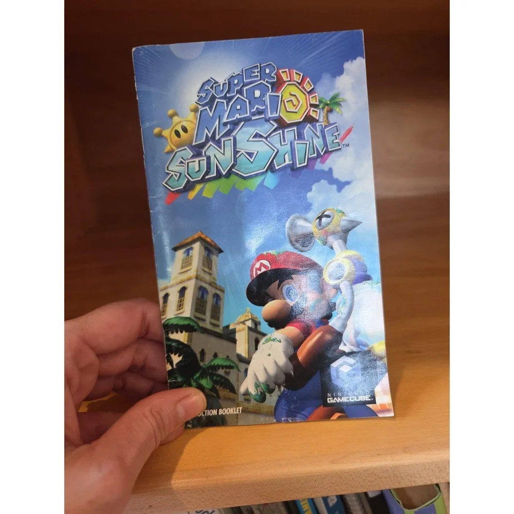 USED / Manual Only /‎ Super Mario Sunshine Nintendo Gamecube Authentic